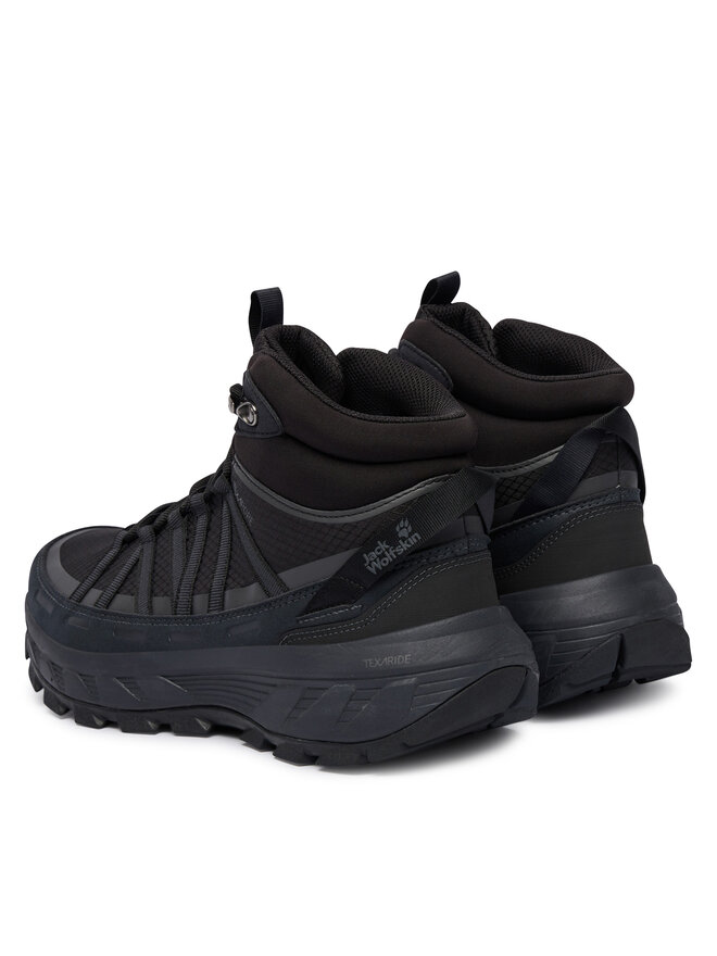 Jack Wolfskin Trekkingschuhe Jack Wolfskin Wild Hike Mid A65576 Schwarz
