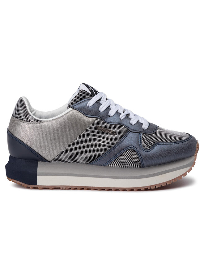 Zapatillas Pepe Jeans Zion Mesh PLS30906 Plata zapatos.es