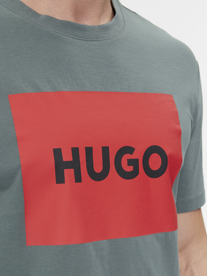 HUGO Hugo T-Shirt Dulive222 50467952 Grün Regular Fit