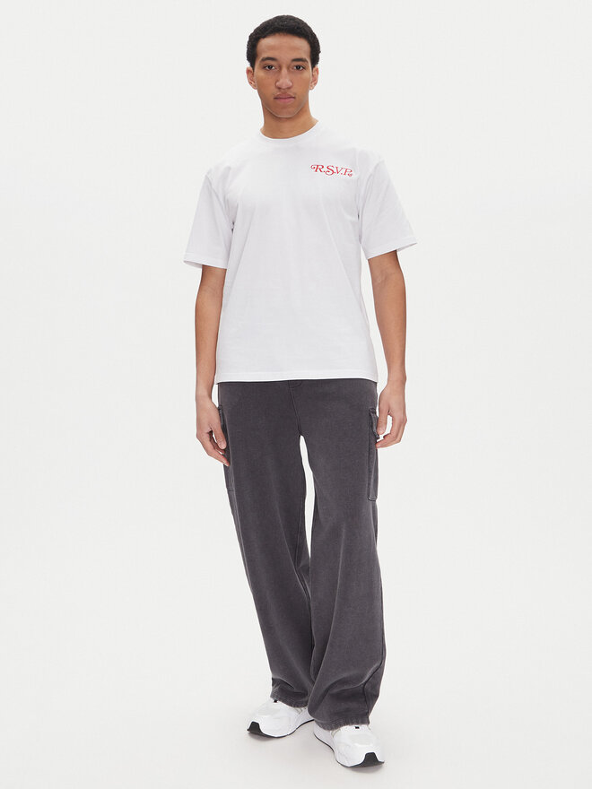 Fila Fila Marškinėliai Lengeweg FAM0907 Balta Regular Fit