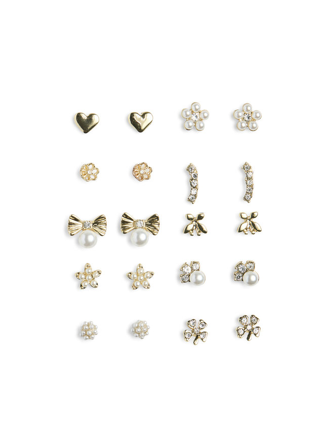 Pieces Set 20 perechi de cercei Pieces Pclona Mega Pack Earrings D2d 17153167 Auriu