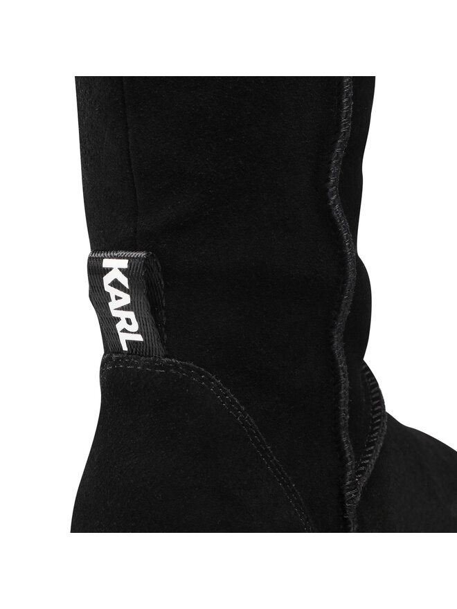 KARL LAGERFELD Čižmy KARL LAGERFELD KL44582 Čierna