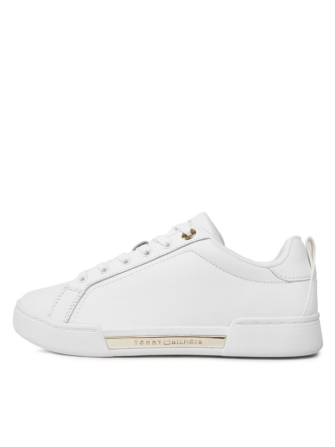 Tommy Hilfiger Sneakersy Tommy Hilfiger Chique Court Sneaker FW0FW07634 Biały