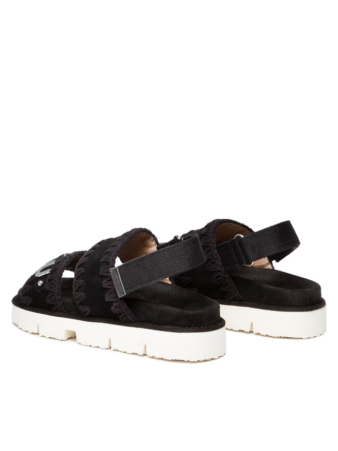 Mou Sandále Mou New Bio Sandal SW461001A Čierna