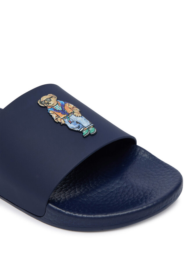 Polo Ralph Lauren Шльопанці Polo Ralph Lauren Polo Bear Slide 809P09762002 Cиній