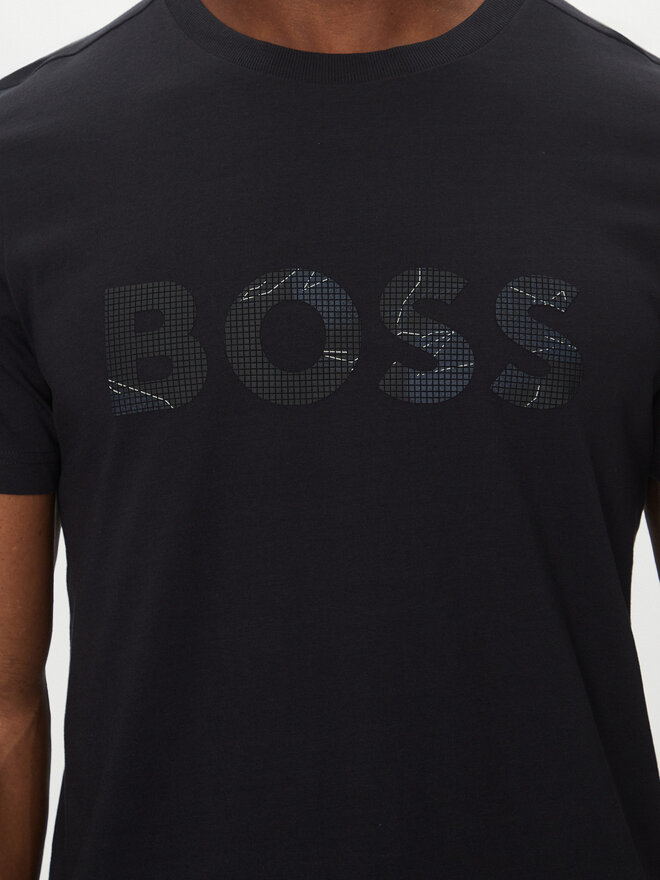 BOSS BOSS Футболка Glamping 50537834 Cиній Regular Fit
