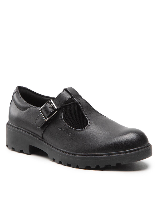 Geox Halbschuhe Geox J Casey G. E J8420E 00043 C9999 S Schwarz