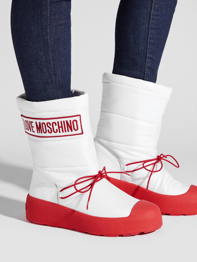 LOVE MOSCHINO Апрески LOVE MOSCHINO JA15855H0HIN010B Бял