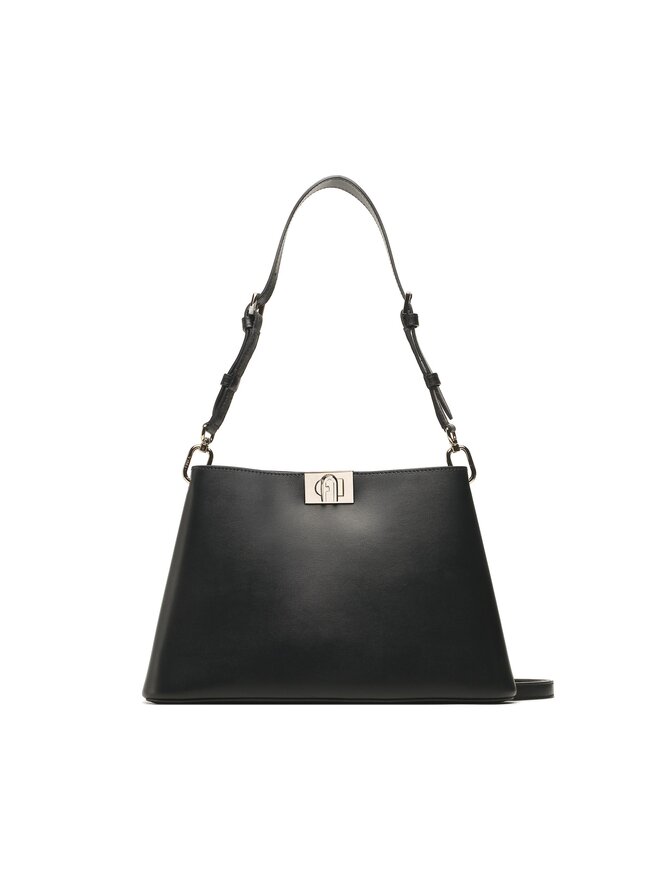 Furla Handtasche Furla Fleur WB00665-AX0733-O6000-1-007-20-IT-B Schwarz
