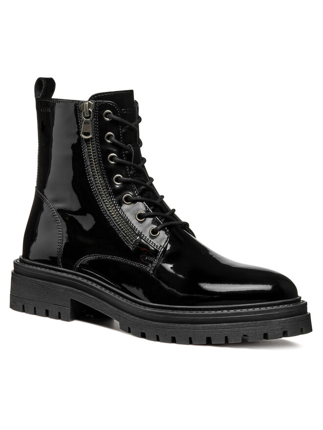 Geox Stiefeletten Geox D Iridea D16HRF 00066 C9999 Schwarz