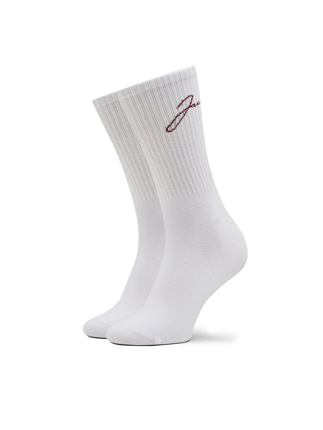 Jack&Jones Zestaw 5 par wysokich skarpet męskich Jack&Jones Lukas 12259024 Biały