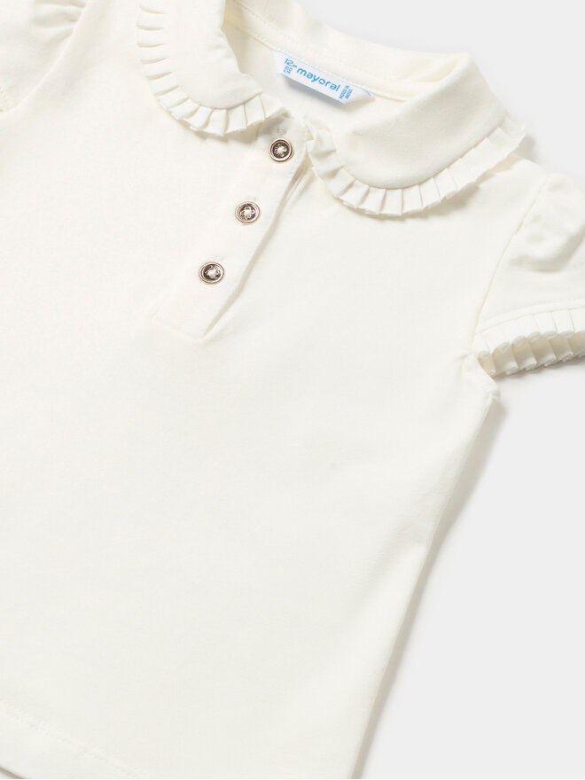 Mayoral Mayoral Poloshirt 1101 Écru Regular Fit