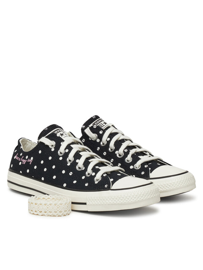Converse Modne superge Converse Chuck Taylor All Star Polka Dots A12570C Črna