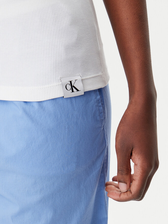 Calvin Klein Underwear Calvin Klein Underwear Felső LV00QS7492 Fehér Slim Fit