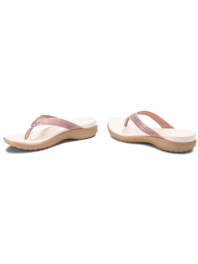 Crocs capri v sequin rose gold on sale