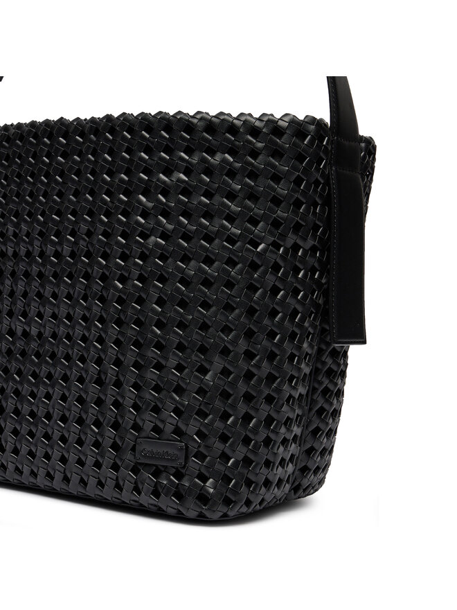 Calvin Klein Handtasche Calvin Klein Ck Braided Medium Shopper K60K612131 Schwarz
