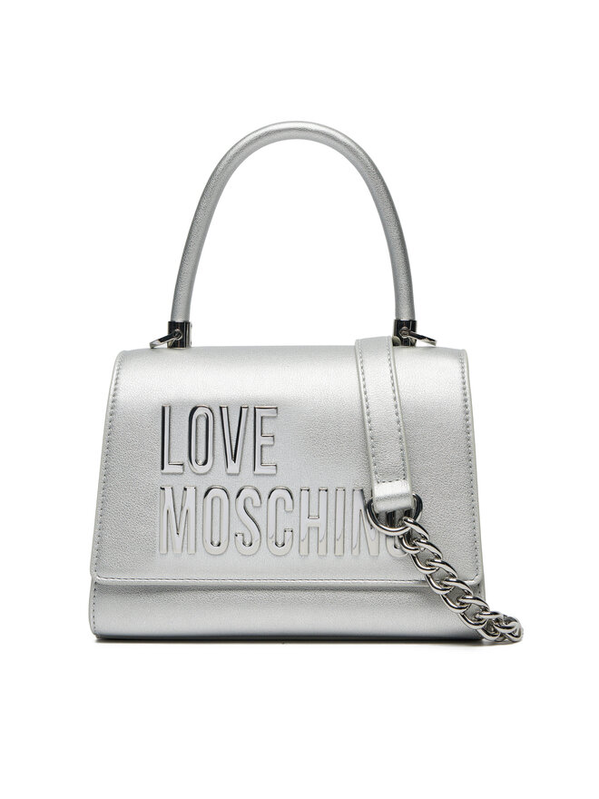 LOVE MOSCHINO Torbica LOVE MOSCHINO JC4024PP1MKD196B Srebrna