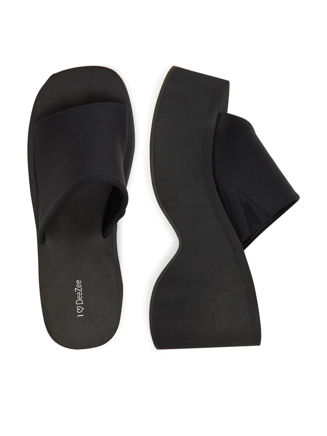 DeeZee Pantoletten DeeZee E2485-1 Schwarz