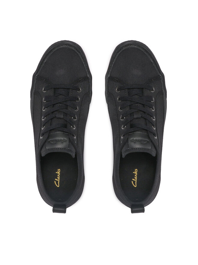 Clarks Sneakers aus Stoff Clarks Roxby Lace 261654337 Schwarz