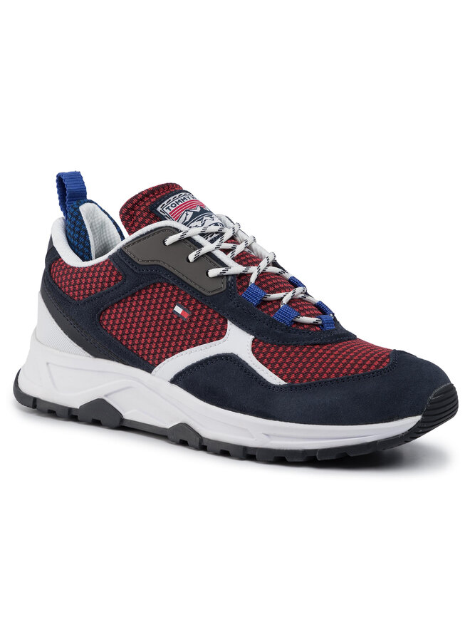 Sneakers Tommy Hilfiger Fashion Mix Sneaker FM0FM02582 Rot eschuhe