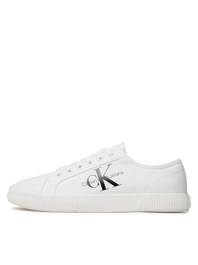 Calvin Klein Jeans Tenisówki Calvin Klein Jeans Essential Vulcanized 1 YM0YM00306 Biały