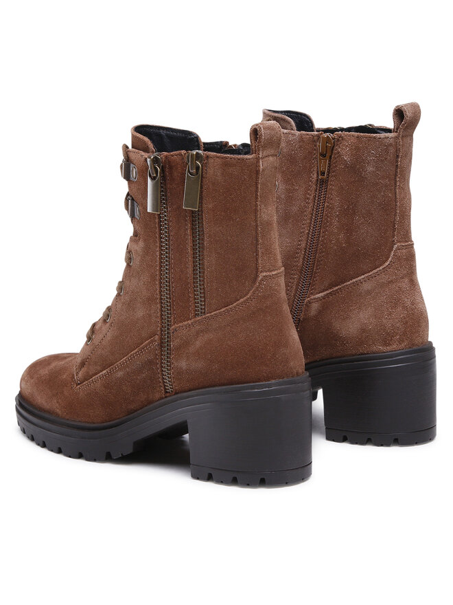 Geox Polokozačky Geox D Damiana A D26QCA 00023 C0013 Hnědá