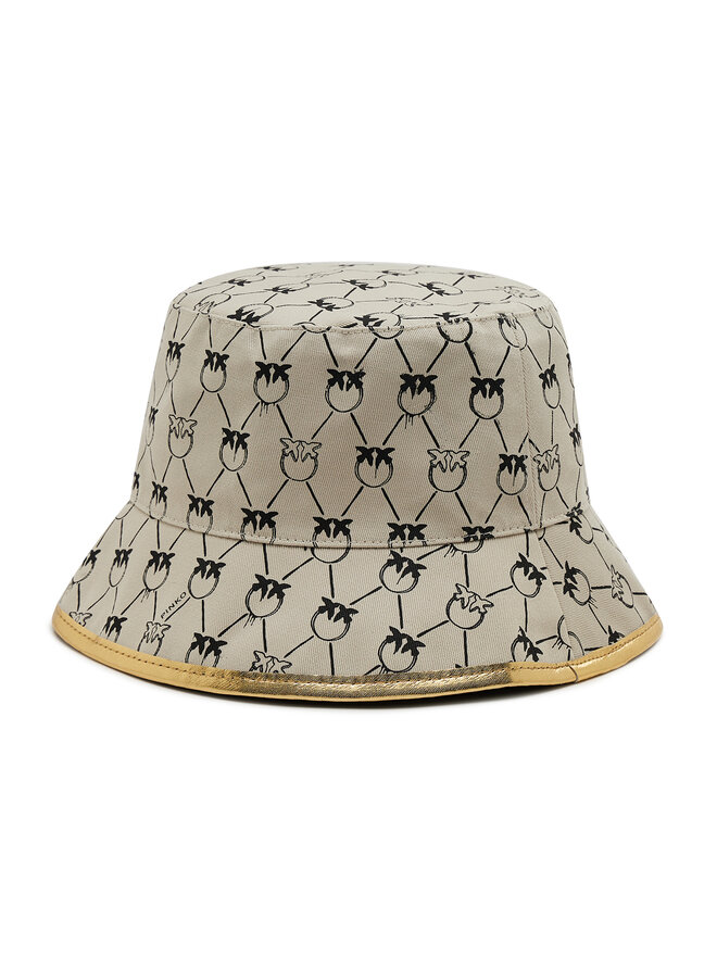 PINKO Капелюх Pinko Bucket Brindisi Cappello PE 22 BLK01 1G205T Y87K Сірий
