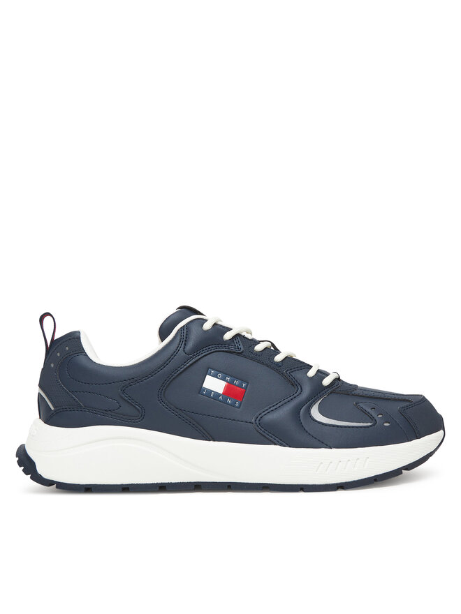 Tommy Jeans Sneakers Tommy Jeans Tjm Runner Leather EM0EM01621 Dunkelblau