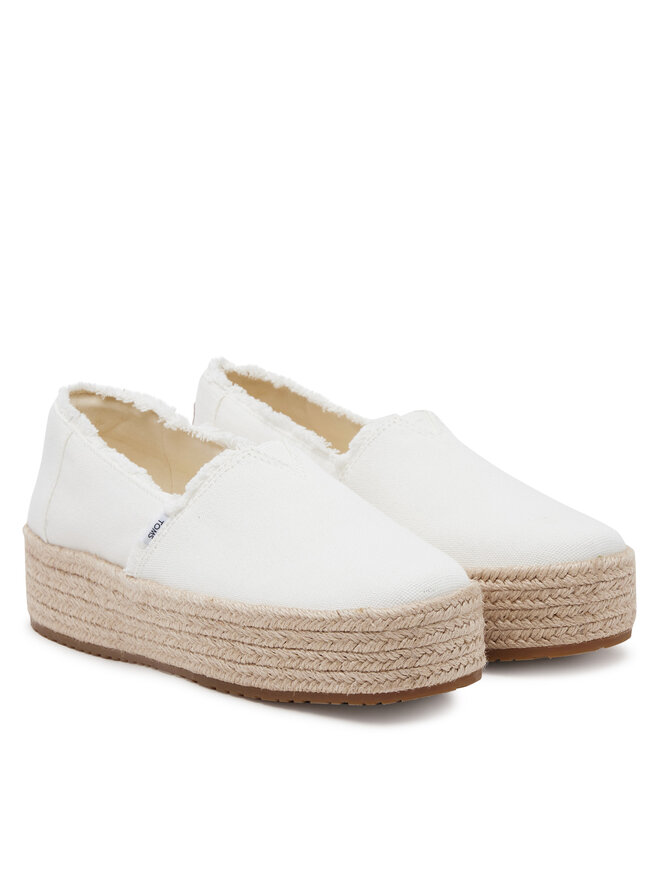 Toms Espadrilles Toms Valencia 10019795 Fehér