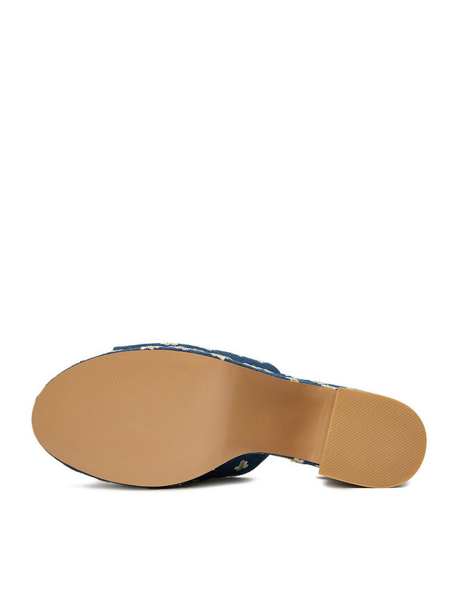DeeZee Pantoletten DeeZee 6103-3 Dunkelblau
