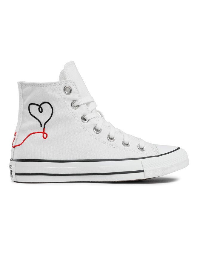 Converse Sneakers aus Stoff Converse Ctas Hi Vintage Wh 171159C Weiß