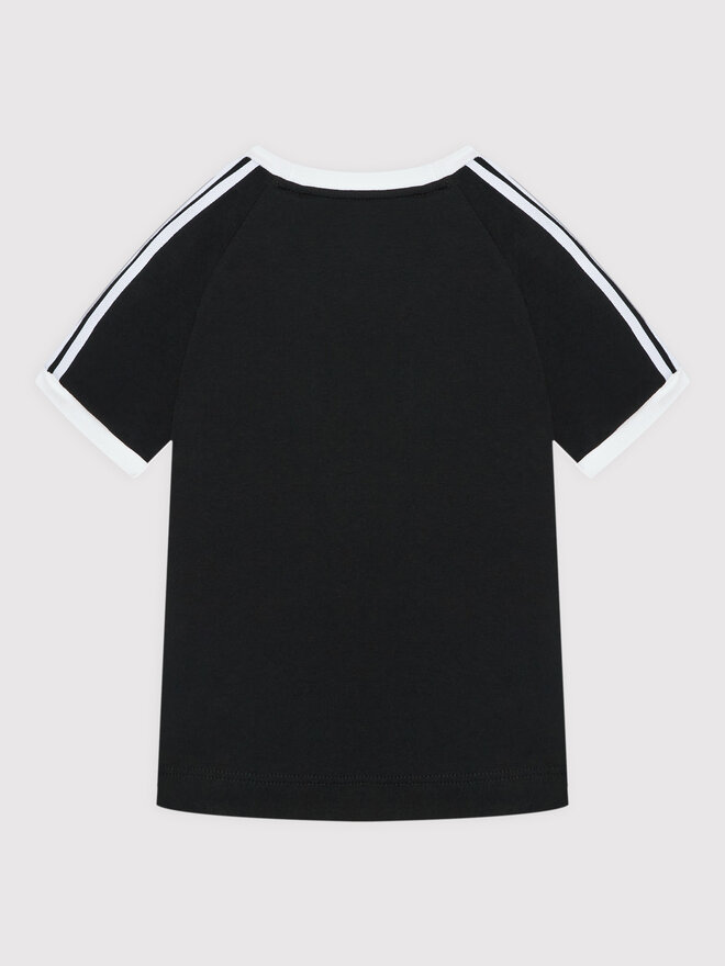 adidas adidas Marškinėliai 3-Stripe H35545 Juoda Regular Fit
