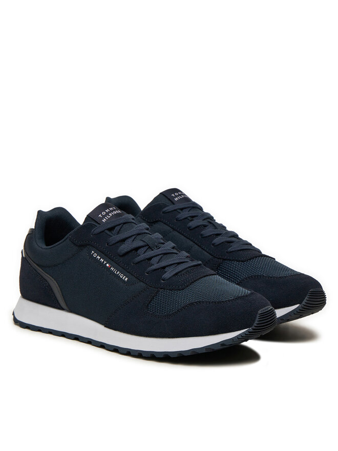 Tommy Hilfiger Sneakersy Tommy Hilfiger New Runner Eva Trainers FM0FM05454 Granatowy