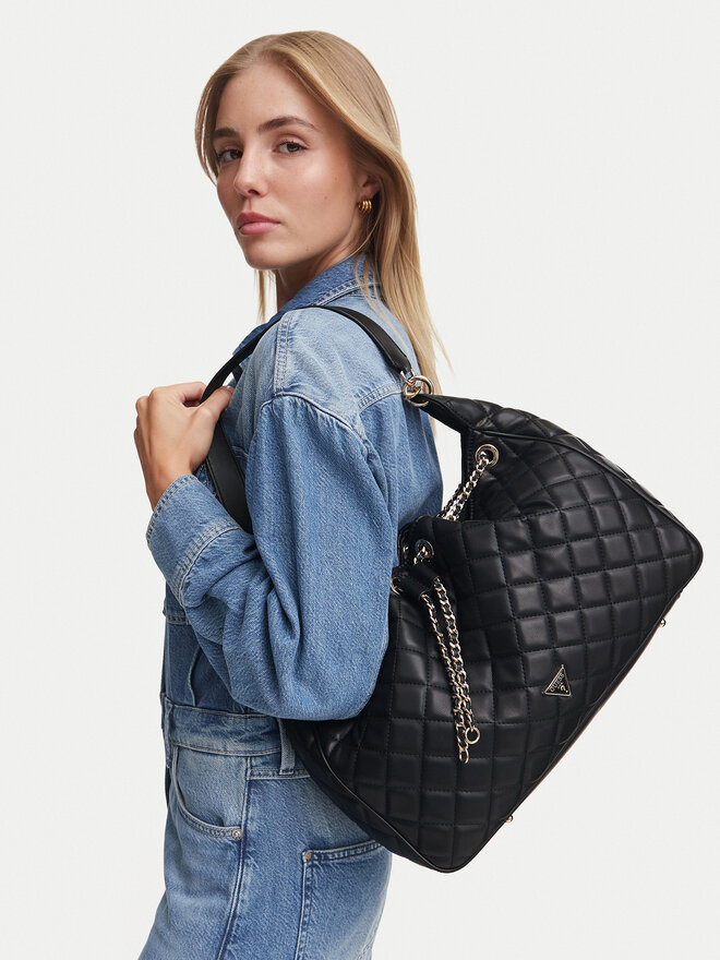 Guess Handtasche Guess Juliet HWQG24 56010 Schwarz