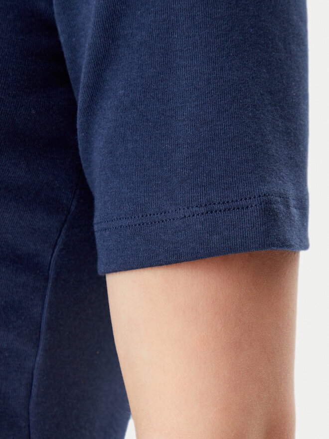 Gap Gap Póló 679172-02 Sötétkék Stretch Fit