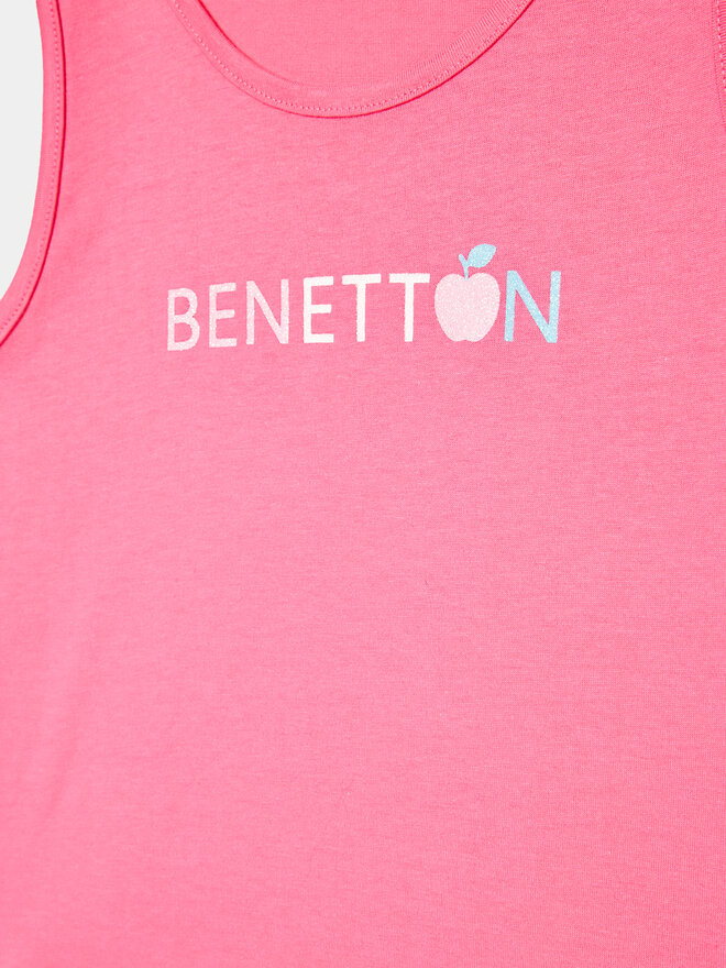 United Colors Of Benetton United Colors Of Benetton Marškinėliai 3I1XGH00K Rožinė Regular Fit