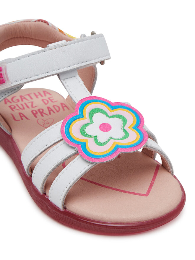 Agatha Ruiz de la Prada Босоніжки Agatha Ruiz de la Prada 252963 M Білий