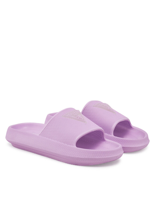 Guess Klapki Guess E4GZ27 WG5X0 Fioletowy