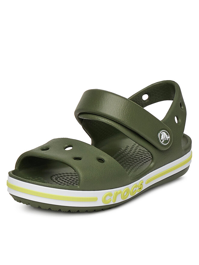 Crocs Sandały Crocs BAYABAND SANDAL T 211055-309 Zielony