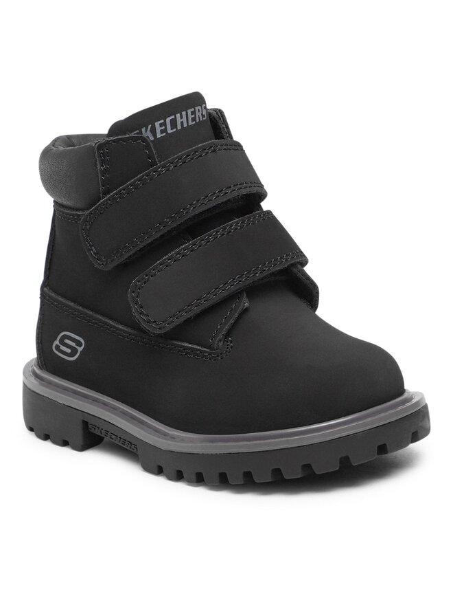Skechers Pohodni čevlji Skechers Mecca Sawmill 93159N/BLK Črna