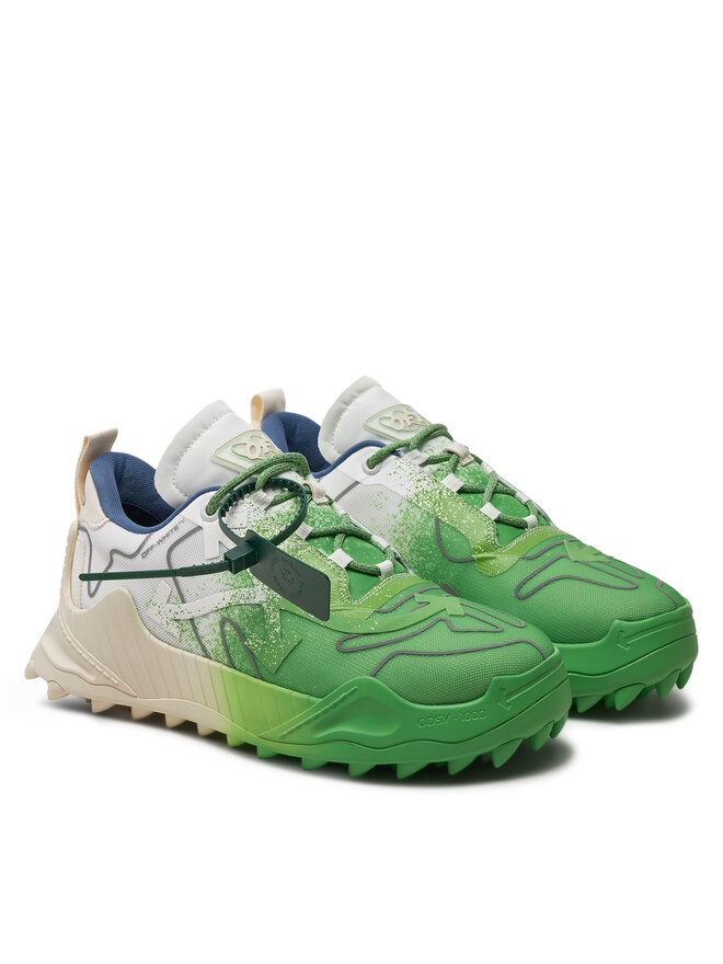 Off-White Sneakersy Off-White OMIA139S22FAB0020155 Zielony