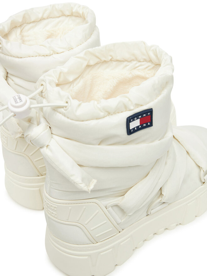 Tommy Jeans Schneeschuhe Tommy Jeans Tjw Chunky Snow Boot Nylon EN0EN02842 Weiß