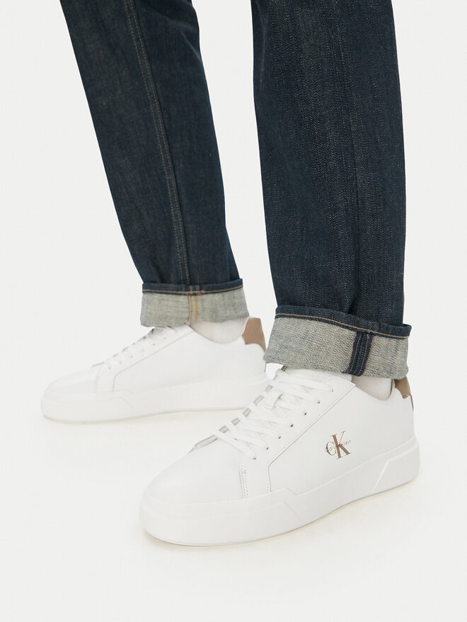 Calvin Klein Sneakers Calvin Klein Chunky Cupsole Laceup Lth YM0YM01344 Weiß