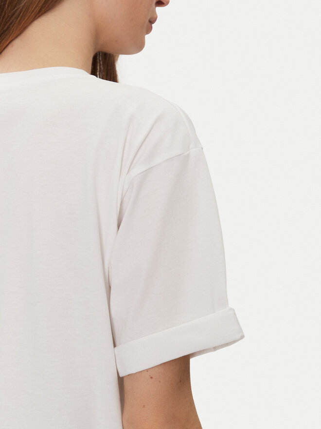 Elisabetta Franchi Elisabetta Franchi Camiseta MA-035-51E2-V170 Blanco Regular Fit