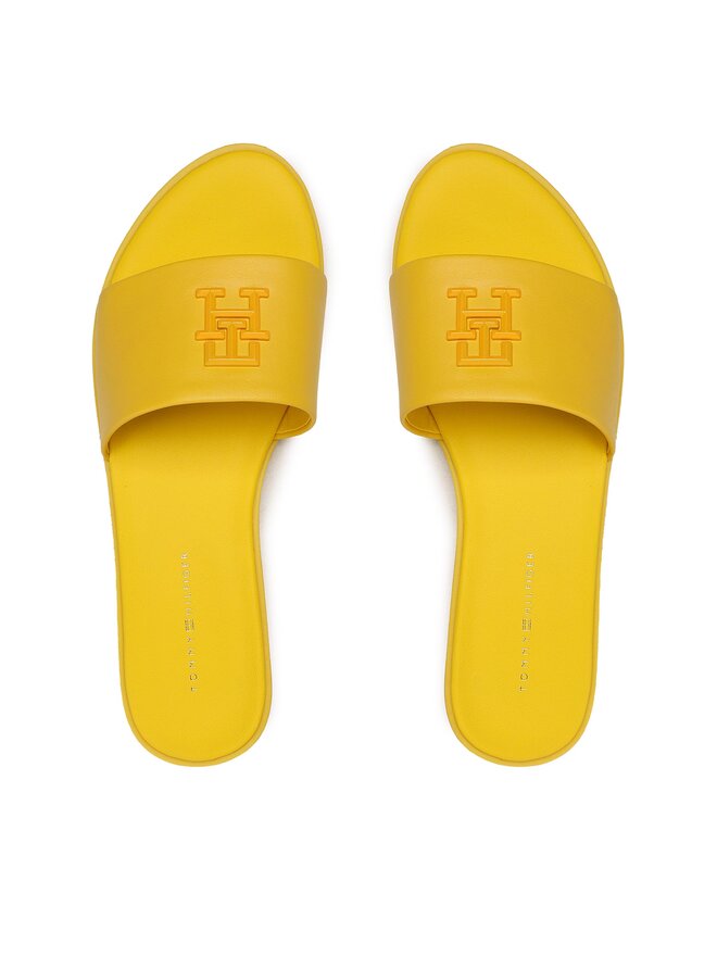 Tommy Hilfiger Šľapky Tommy Hilfiger Th Pop Mule FW0FW07097 Žltá