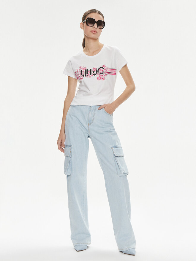 Liu Jo Liu Jo T-Shirt MA4340 JS923 Λευκό Regular Fit