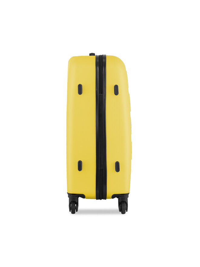 Semi Line Μεγάλη Βαλίτσα Semi Line T5947-3 Κίτρινο