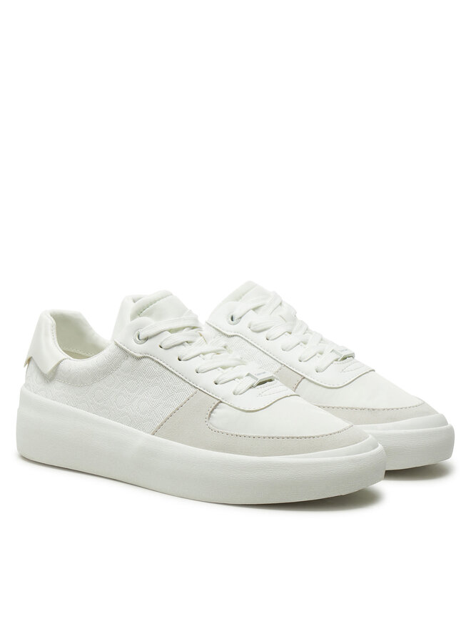 Calvin Klein Сникърси Calvin Klein Vulc Lace Up - Mono HW0HW02293 Бял