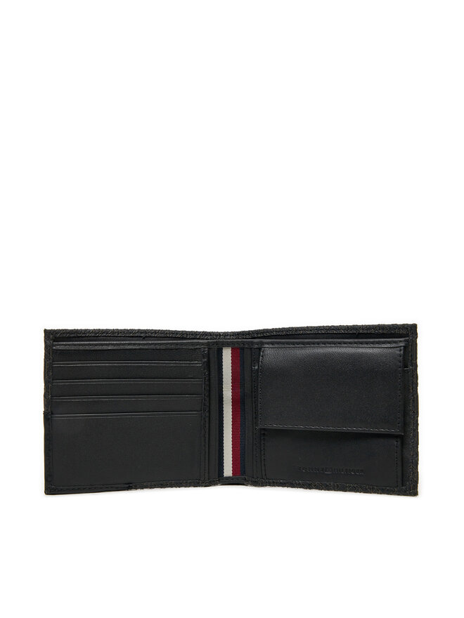 Tommy Hilfiger Portofel pentru bărbați Tommy Hilfiger Monogram AM0AM12773 Negru