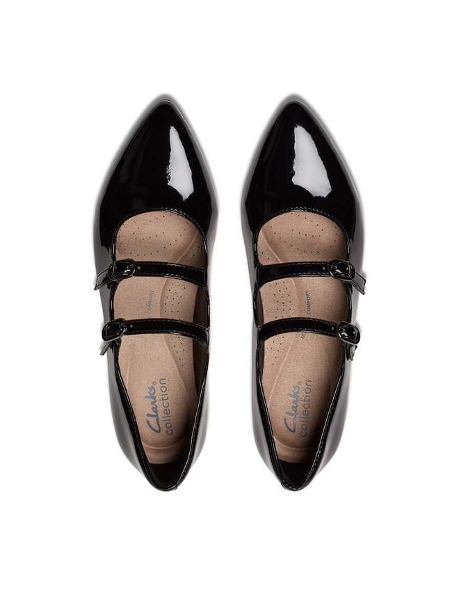 Clarks Pusbačiai Clarks Natalyn Lane 26181930 Juoda